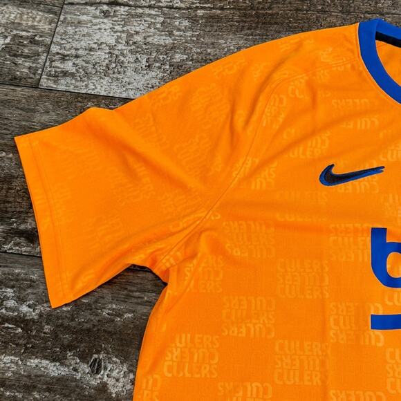 Nike F.C. Barcelona Soccer Jersey Shirt Top Pre Match Mens XL DH7688-837 NEW - Picture 3 of 12